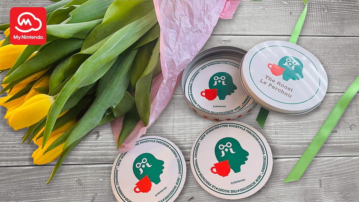 Animal Crossing™: New Horizons Coaster Set with Tin