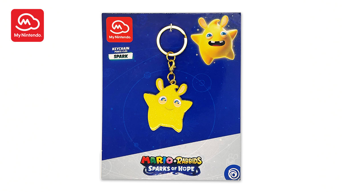 MARIO + RABBIDS®  SPARKS OF HOPE keychain