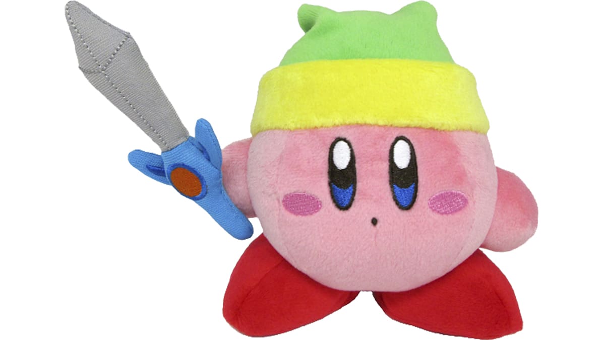 Peluche Kirby™ avec une épée d'environ 15 cm (6 po)