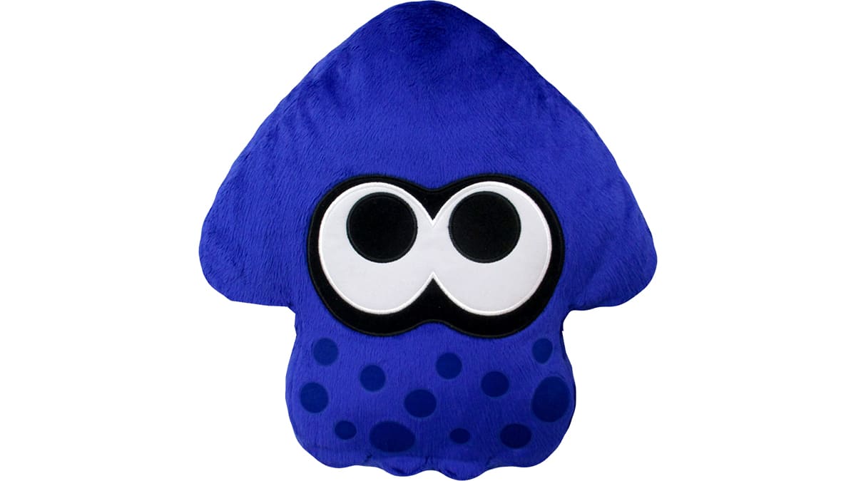 Squid Plush Cushion - Bright Blue