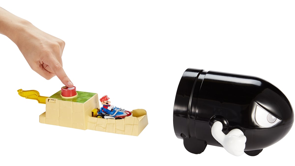 Hot Wheels® Mario Kart™ Bullet Bill Launcher and Mario Kart™ Vehicle