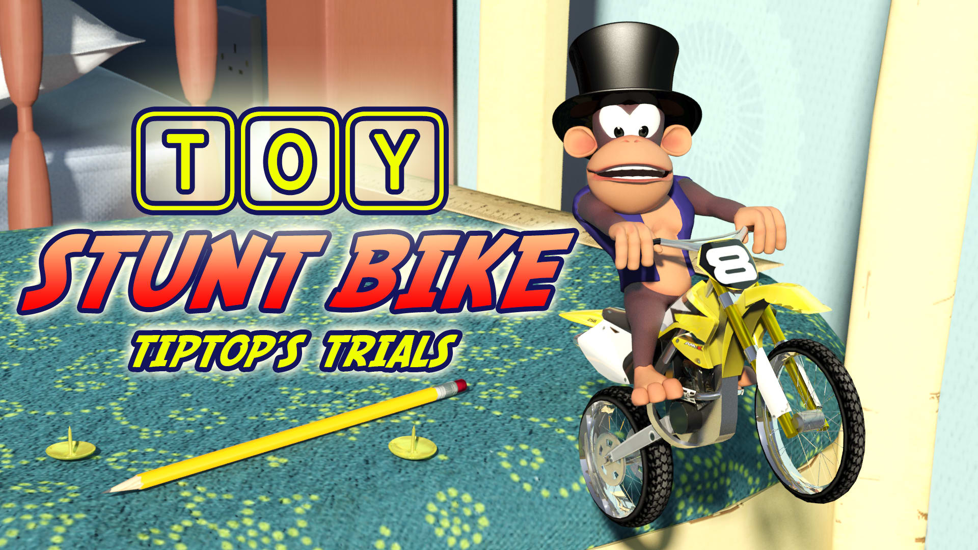 Toy Stunt Bike: Tiptop's Trials