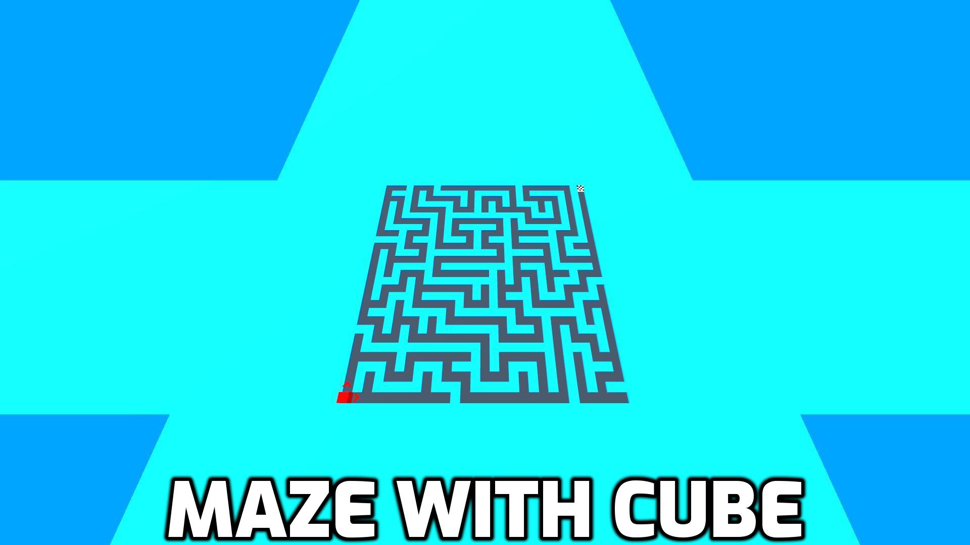 Maze with cube