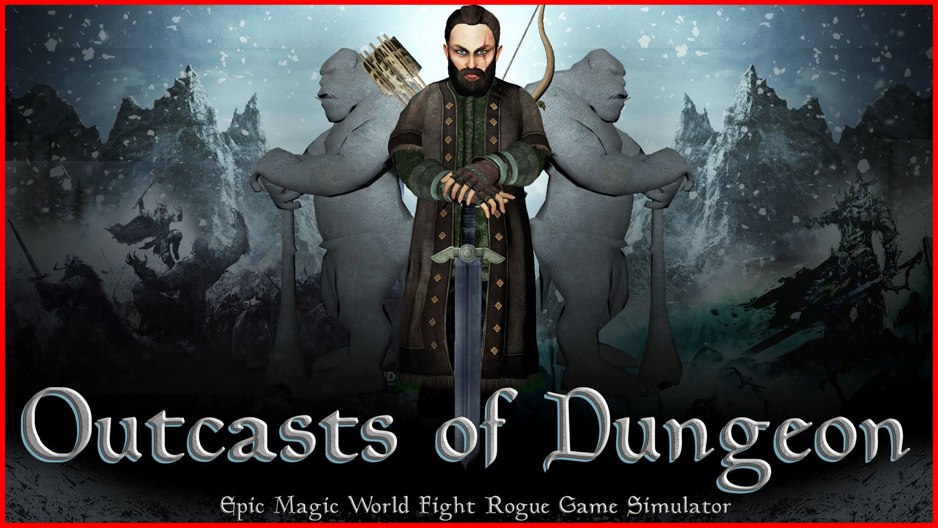 Outcasts of Dungeon: Epic Magic World Fight Rogue Game Simulator