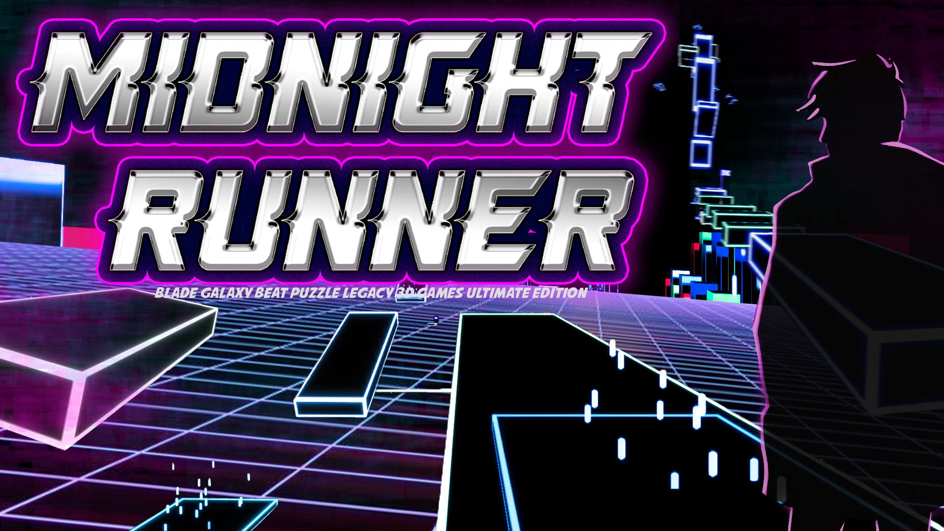 Midnight Runner - Blade Galaxy Beat Puzzle Legacy 3D Games Ultimate Edition