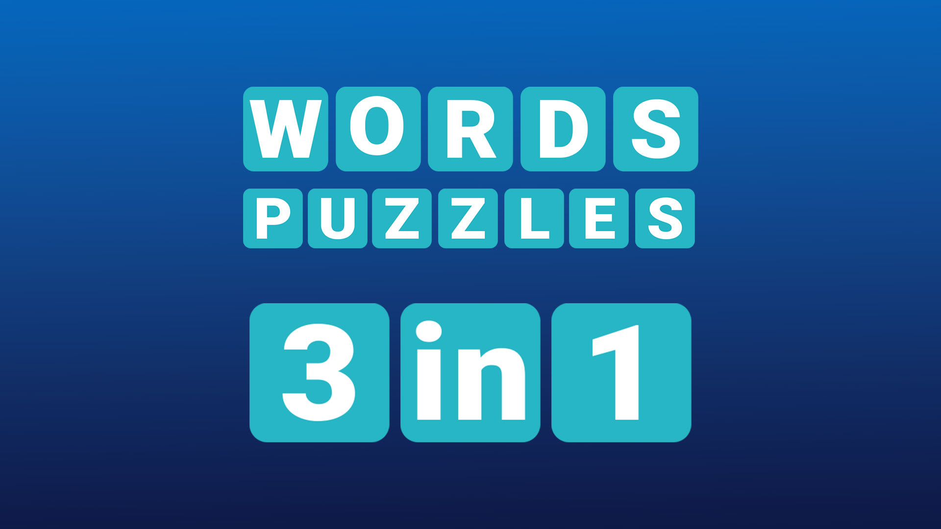 Words Puzzles 3 in 1