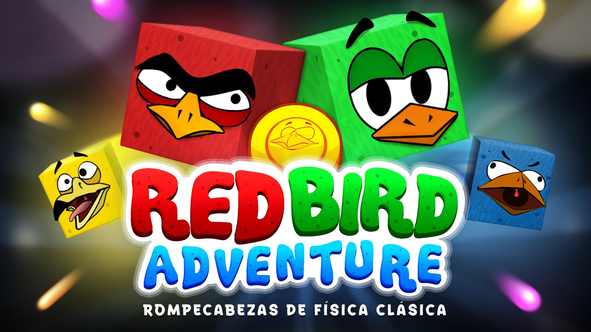 Red Bird Adventure: Rompecabezas de física clásica