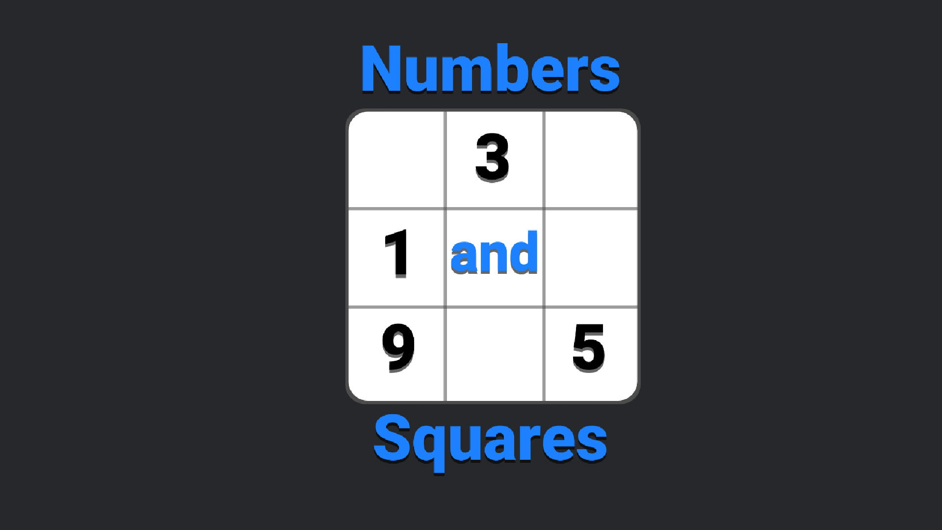 Numbers and Squares