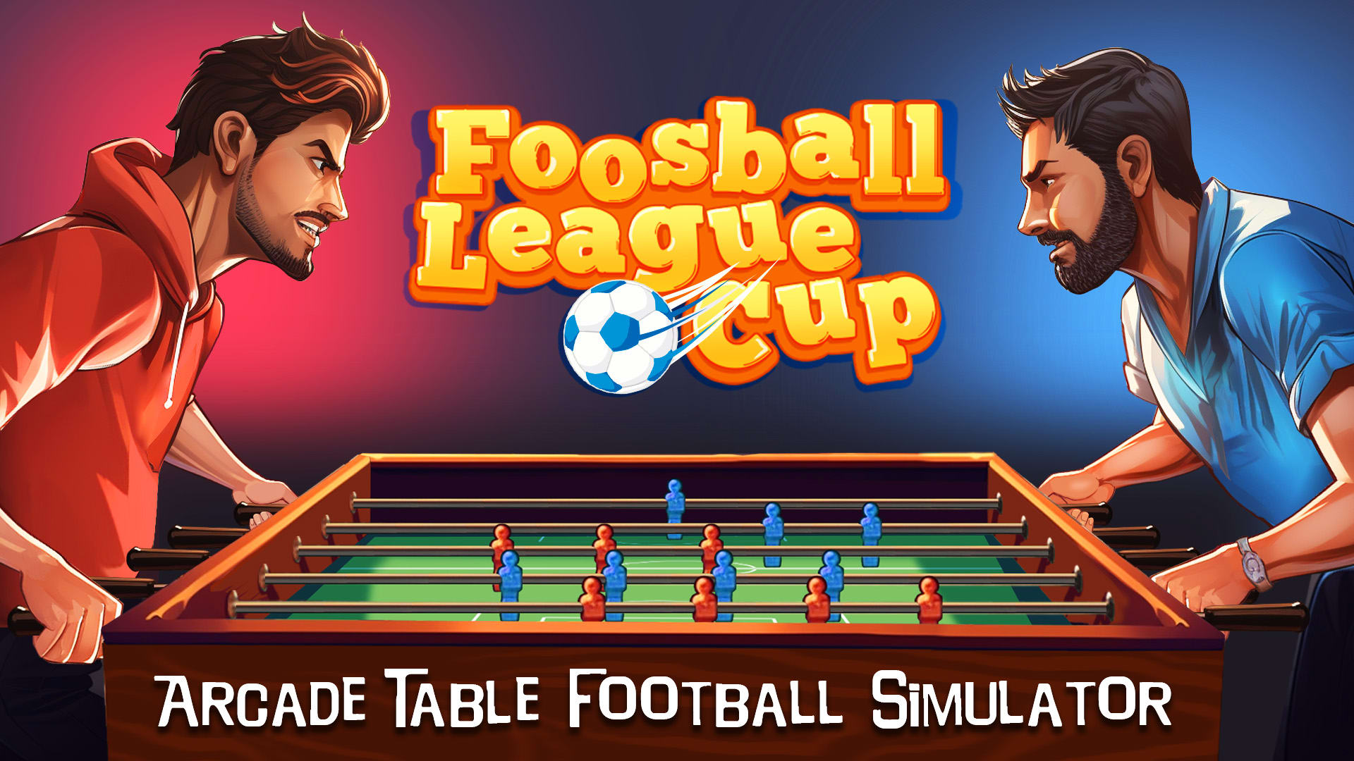 Foosball League Cup: Arcade Table Football Simulator