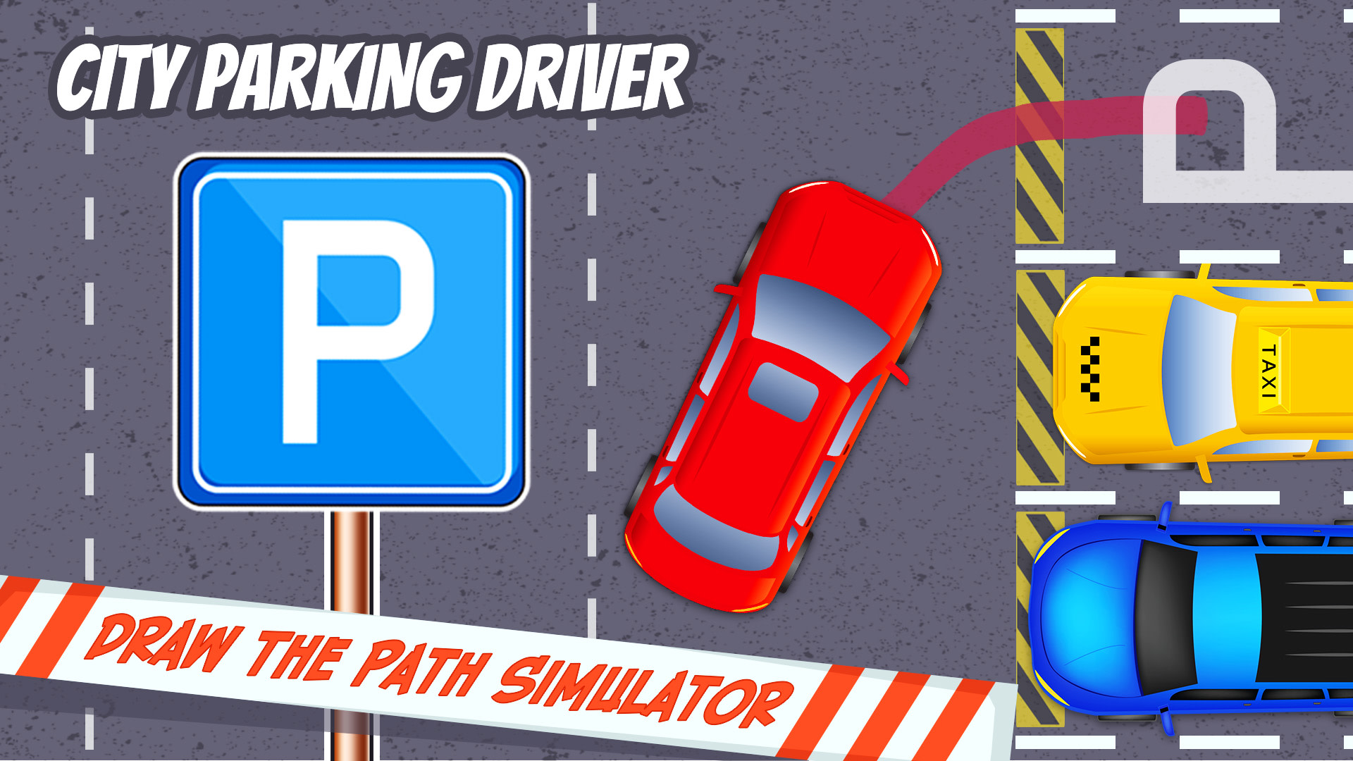 City Parking Driver: Draw The Path Simulator