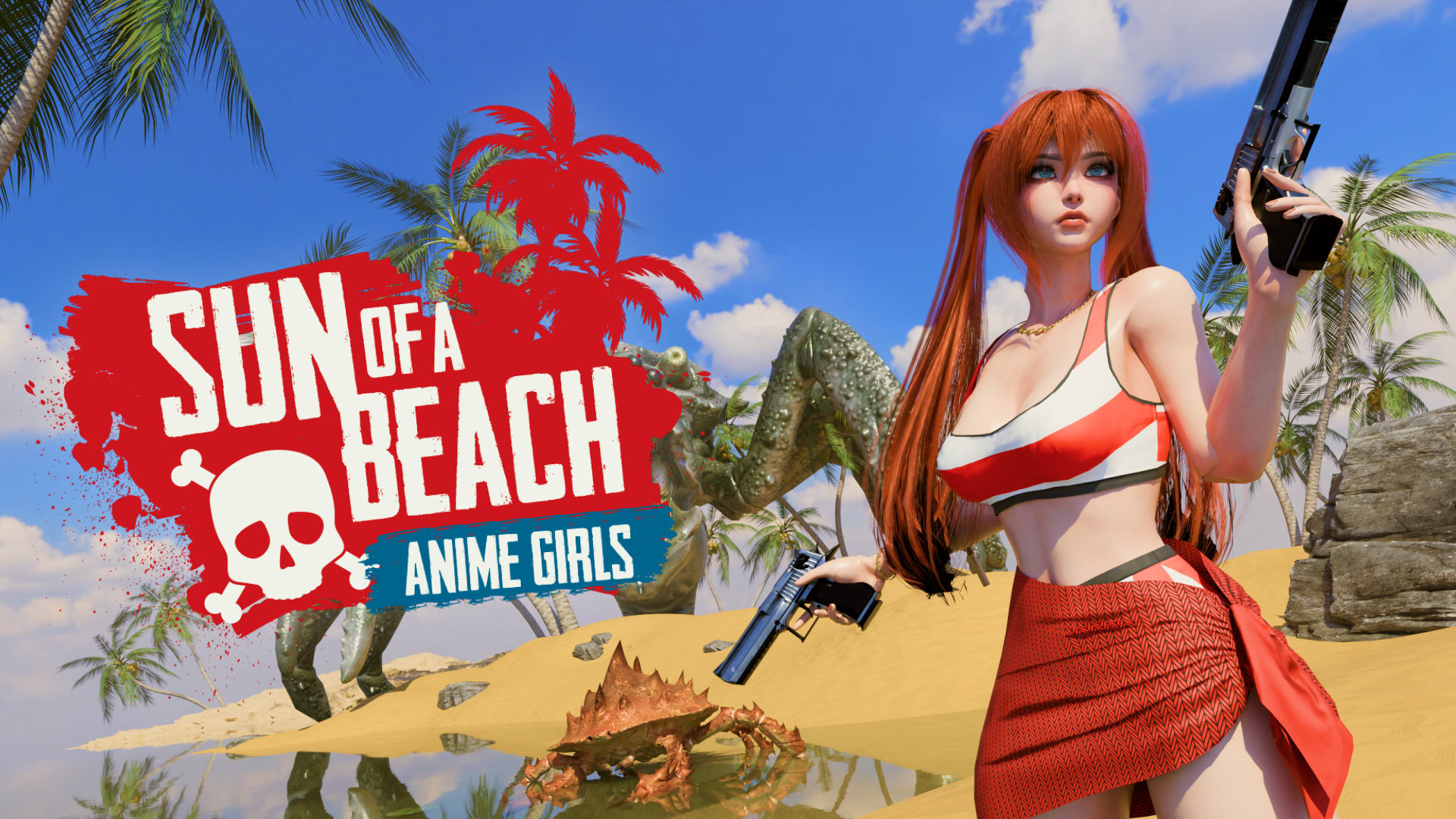 Anime Girls: Sun of a Beach