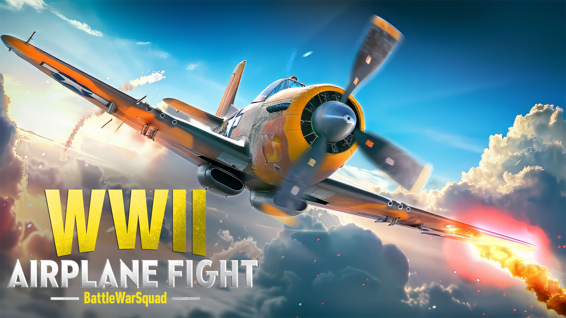 WWII AIRPLANE FIGHT - Battle War Squad