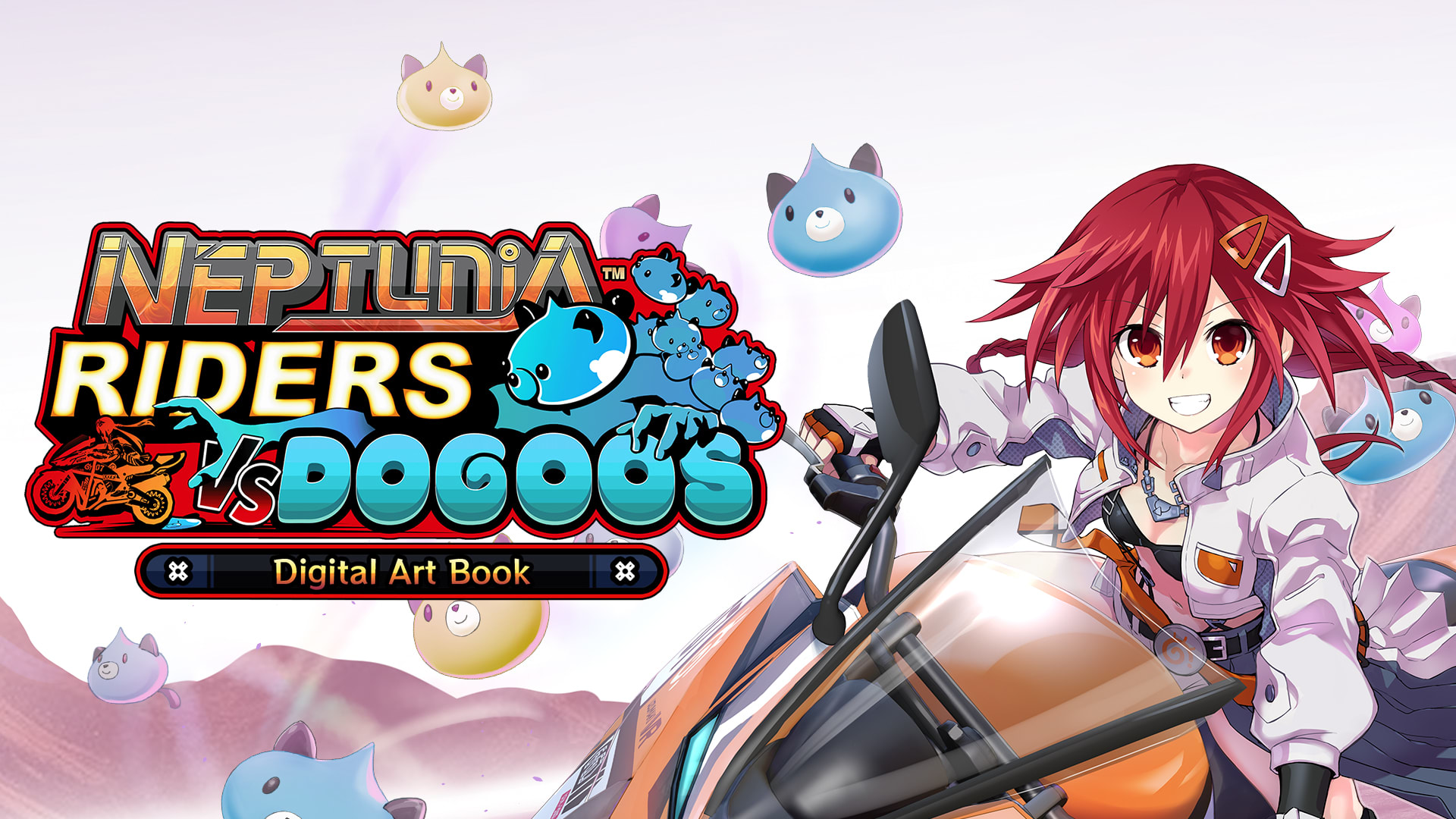 Neptunia Riders VS Dogoos Digital Art Book