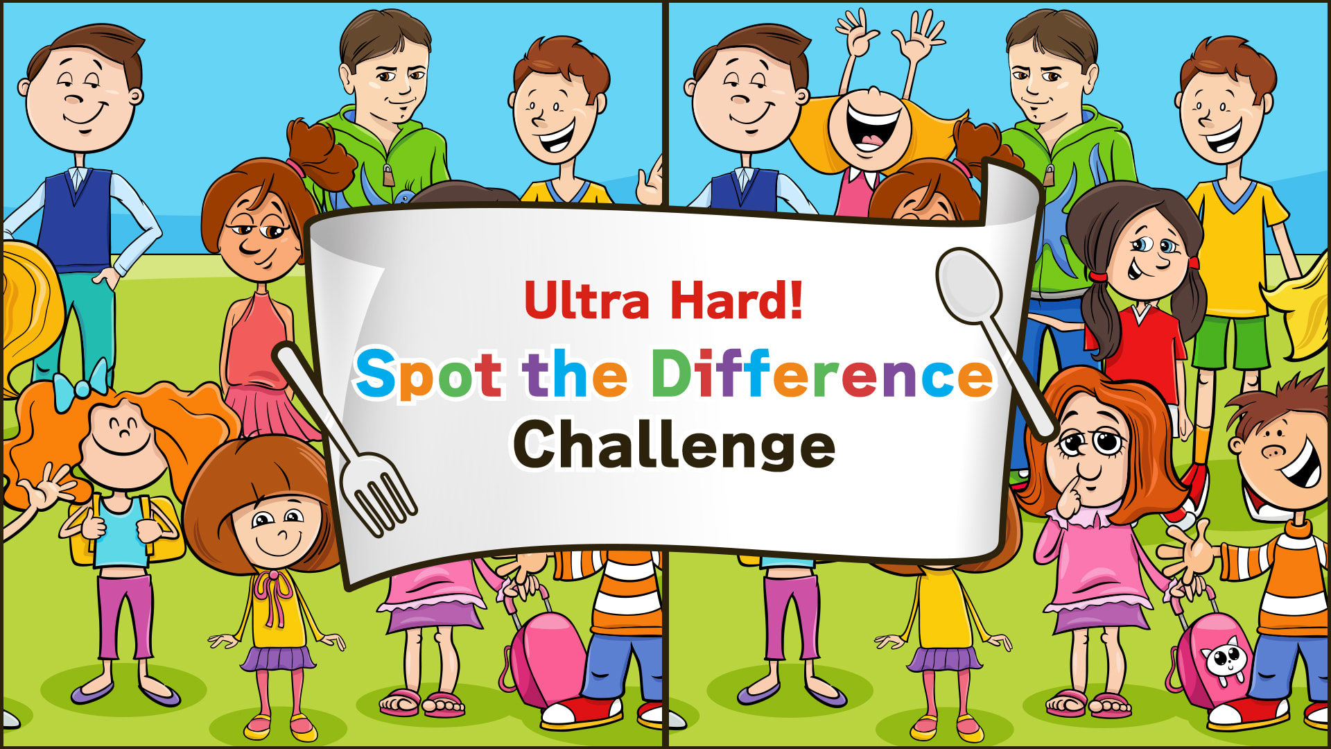 Ultra Hard! Spot the Difference Challenge