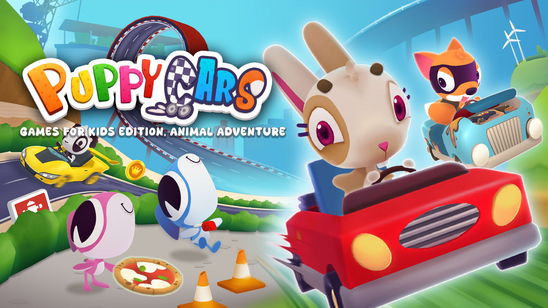 Puppy Cars: Games for Kids Edition, Animal adventure
