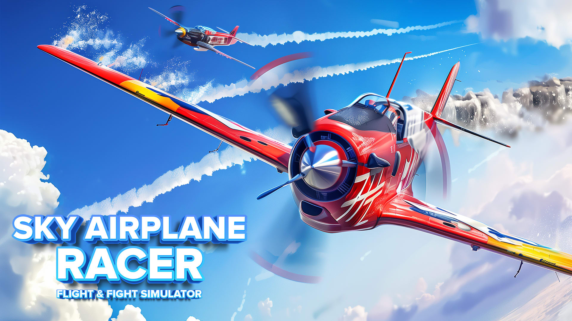 Sky Airplane Racer: Flight & Fight Simulator