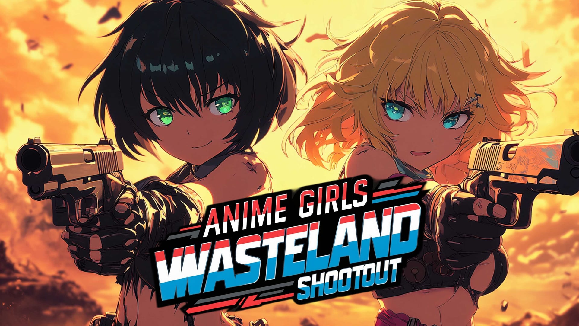 Anime Girls Wasteland Shootout