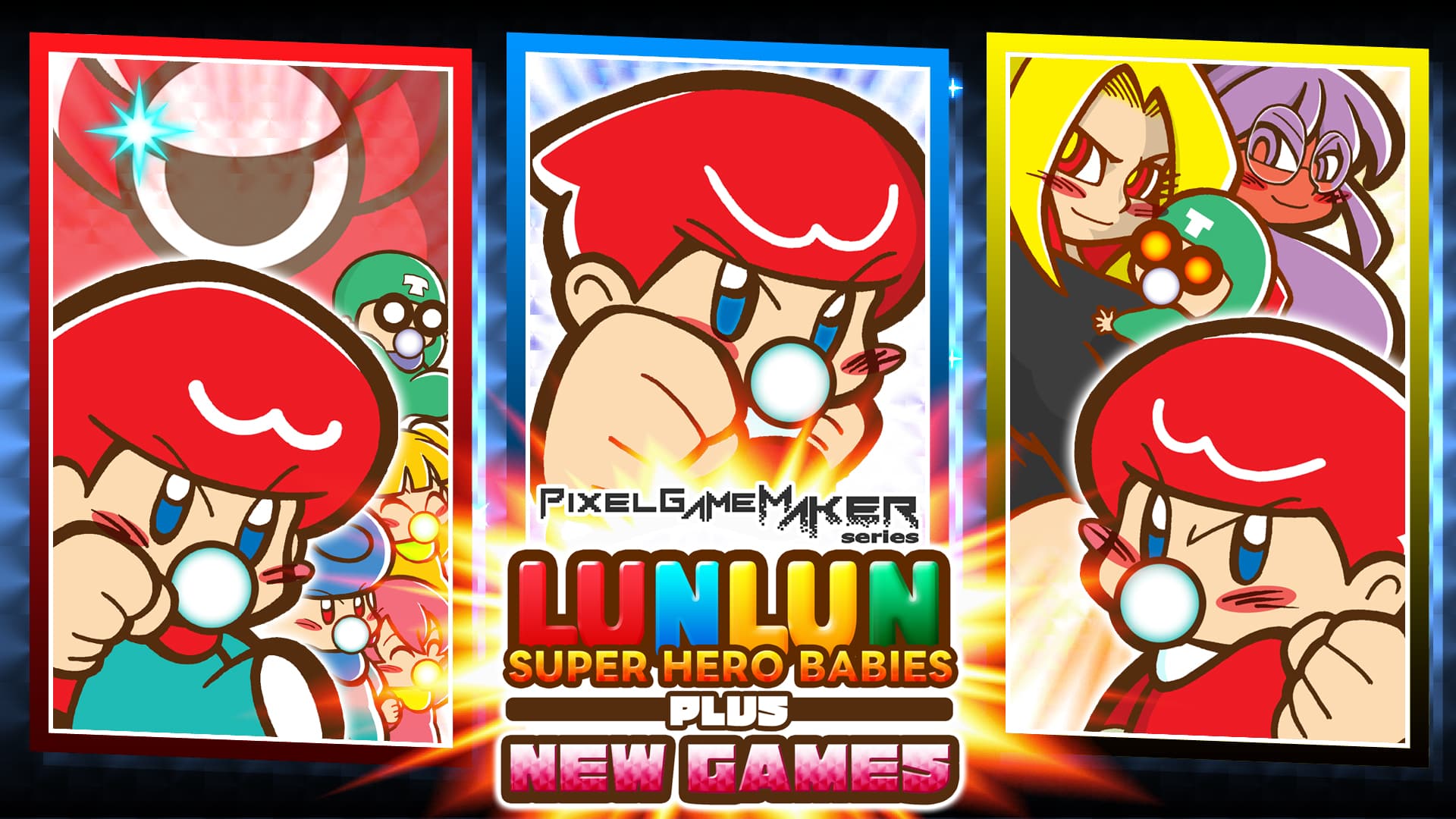 Pixel Game Maker Series LUNLUN SUPER HERO BABIES PLUS NEWGAMES