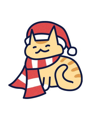 Cats Visiting Christmas Town