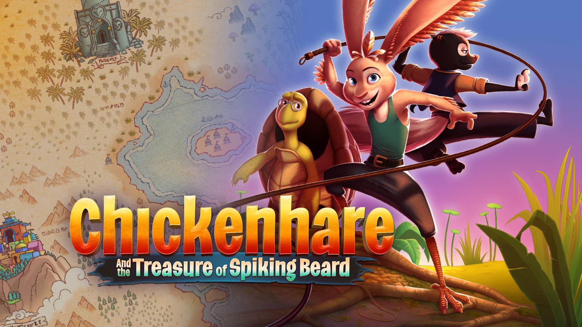 鸡兔联盟 尖胡子的宝藏 Chickenhare and the treasure|官方中文|NSZ|-NS游戏网