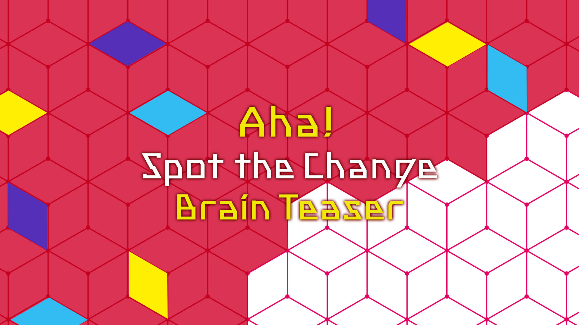 Aha! Spot the Change Brain Teaser