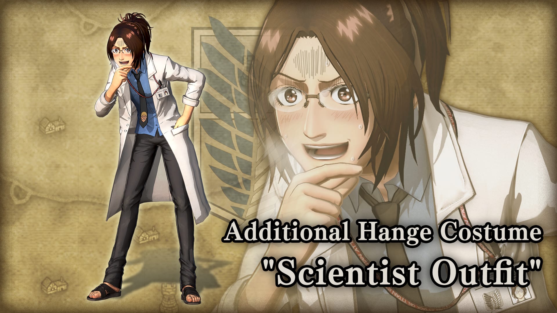 Roupa adicional para Hange, Scientist