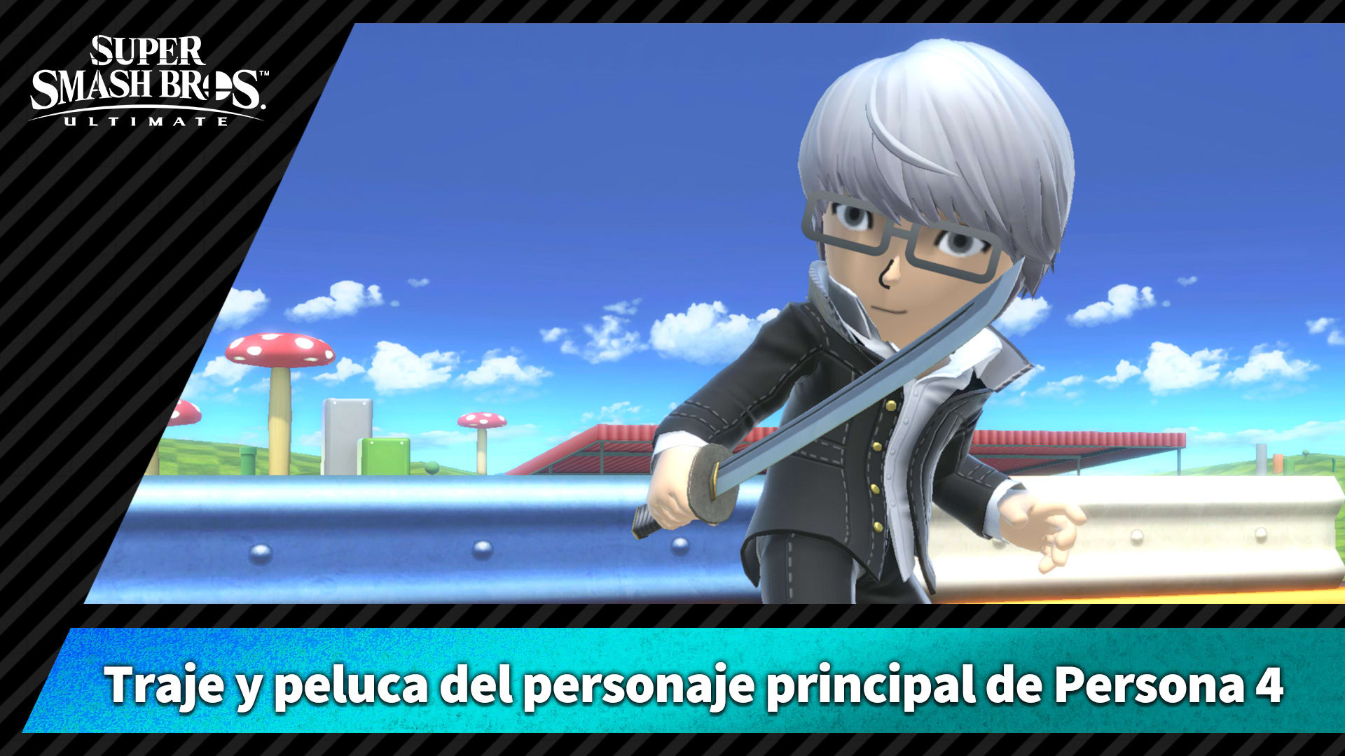 【Disfraz】Traje y peluca del personaje principal de Persona 4