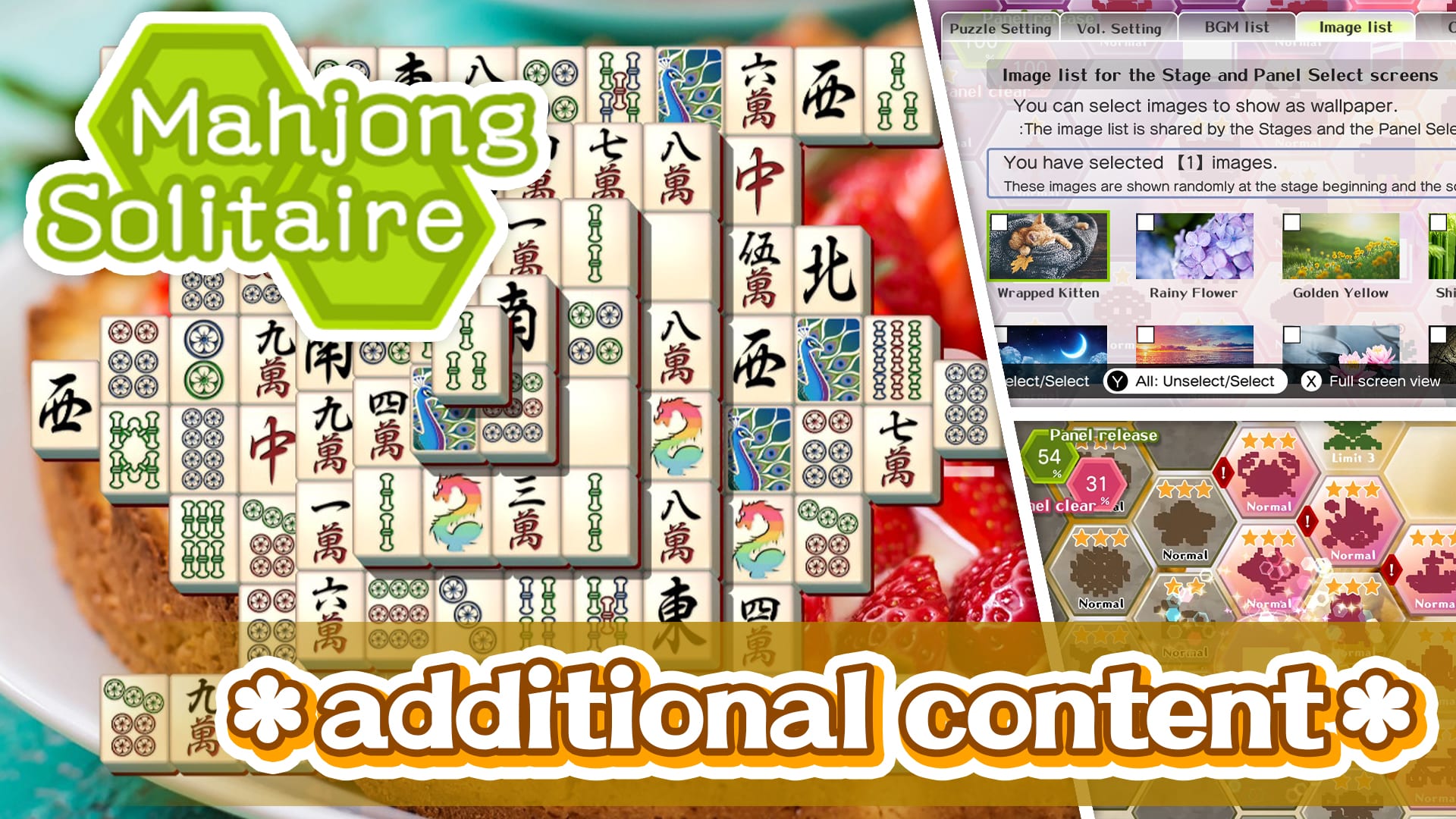 Mahjong Solitaire Refresh ExPanel