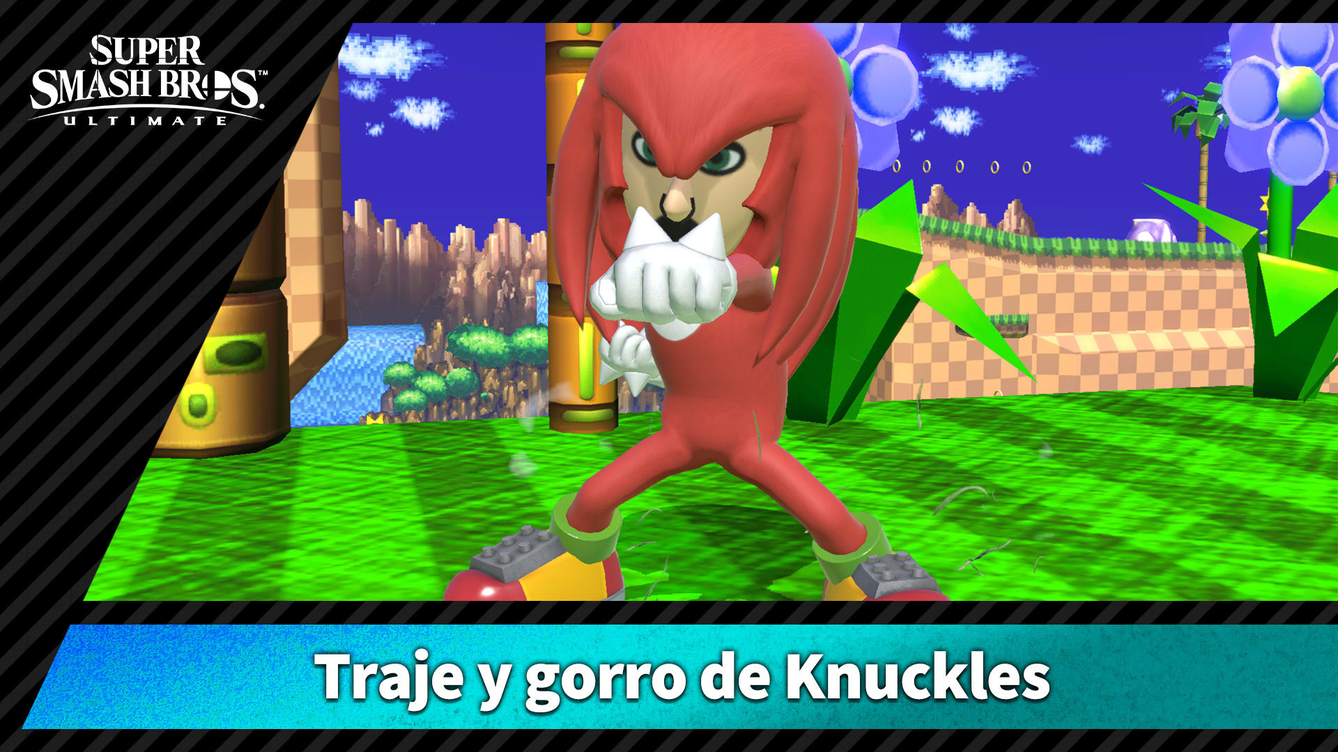 【Disfraz】Traje y gorro de Knuckles