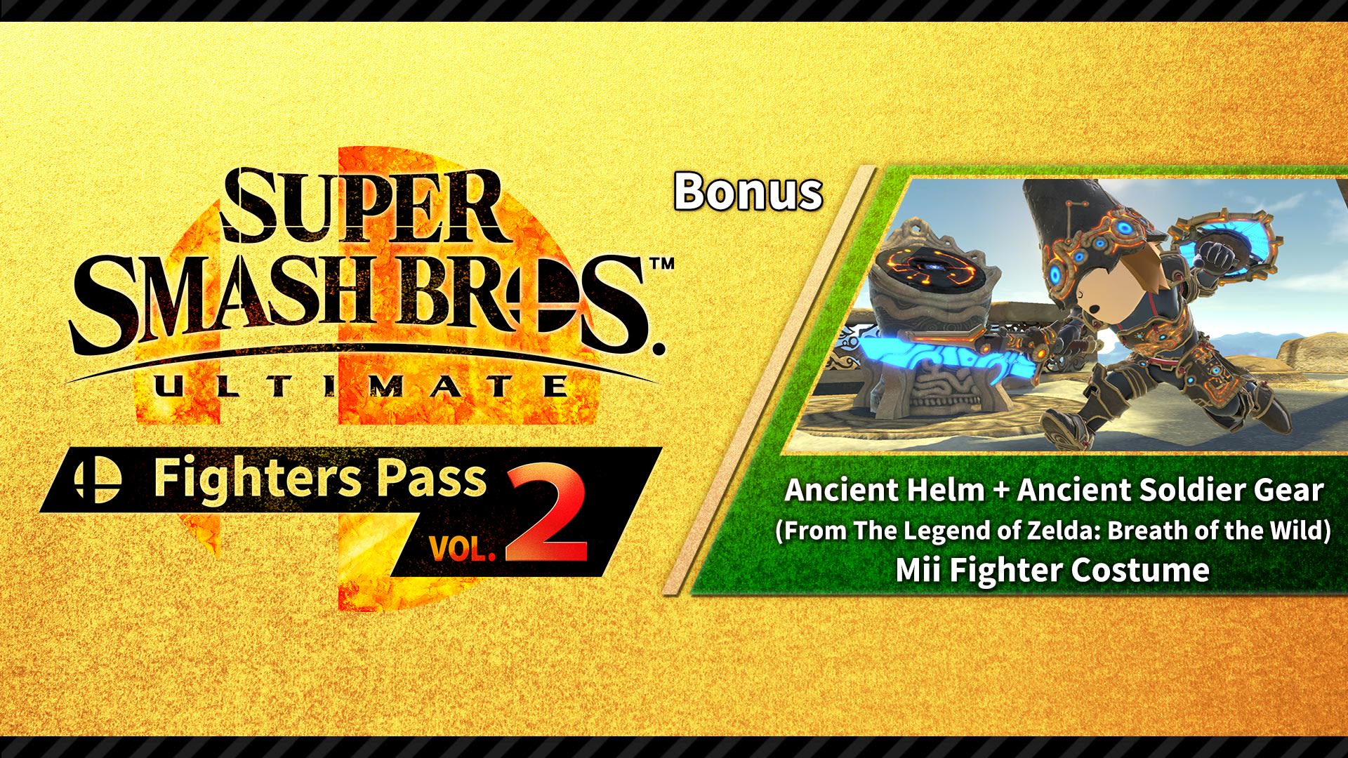 Fighters Pass Bonus Mii Fighter Costume (Ancient Soldier)