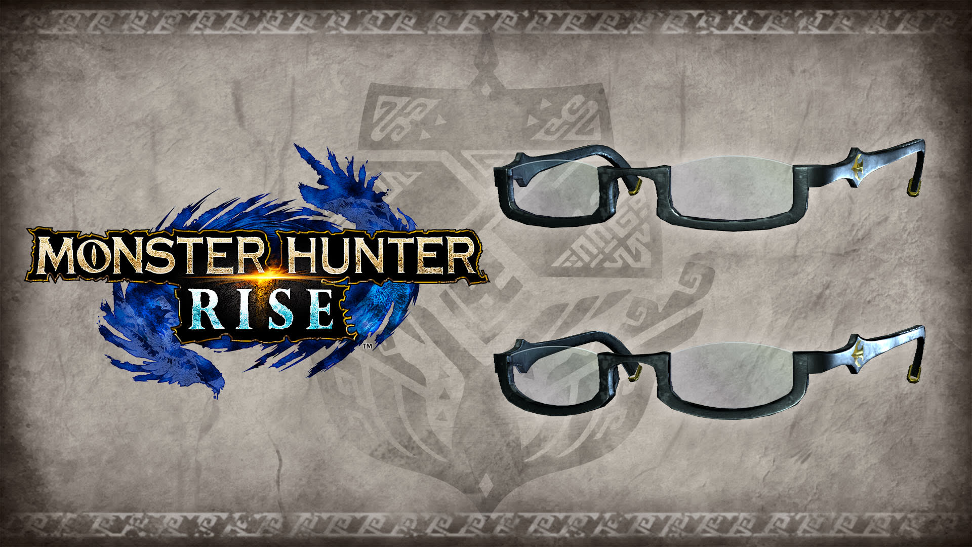 Peça de armadura em camadas de caçador "Óculos Relunea"