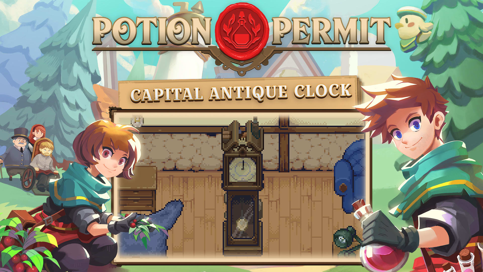 Potion Permit - Capital Antique Clock