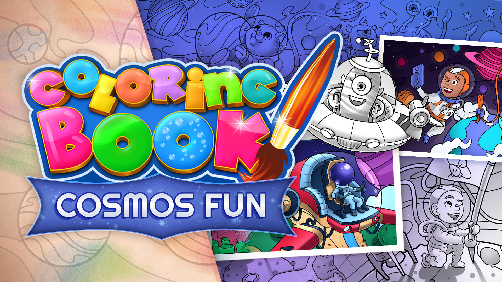 Coloring Book: Cosmos Fun - 29 new drawings