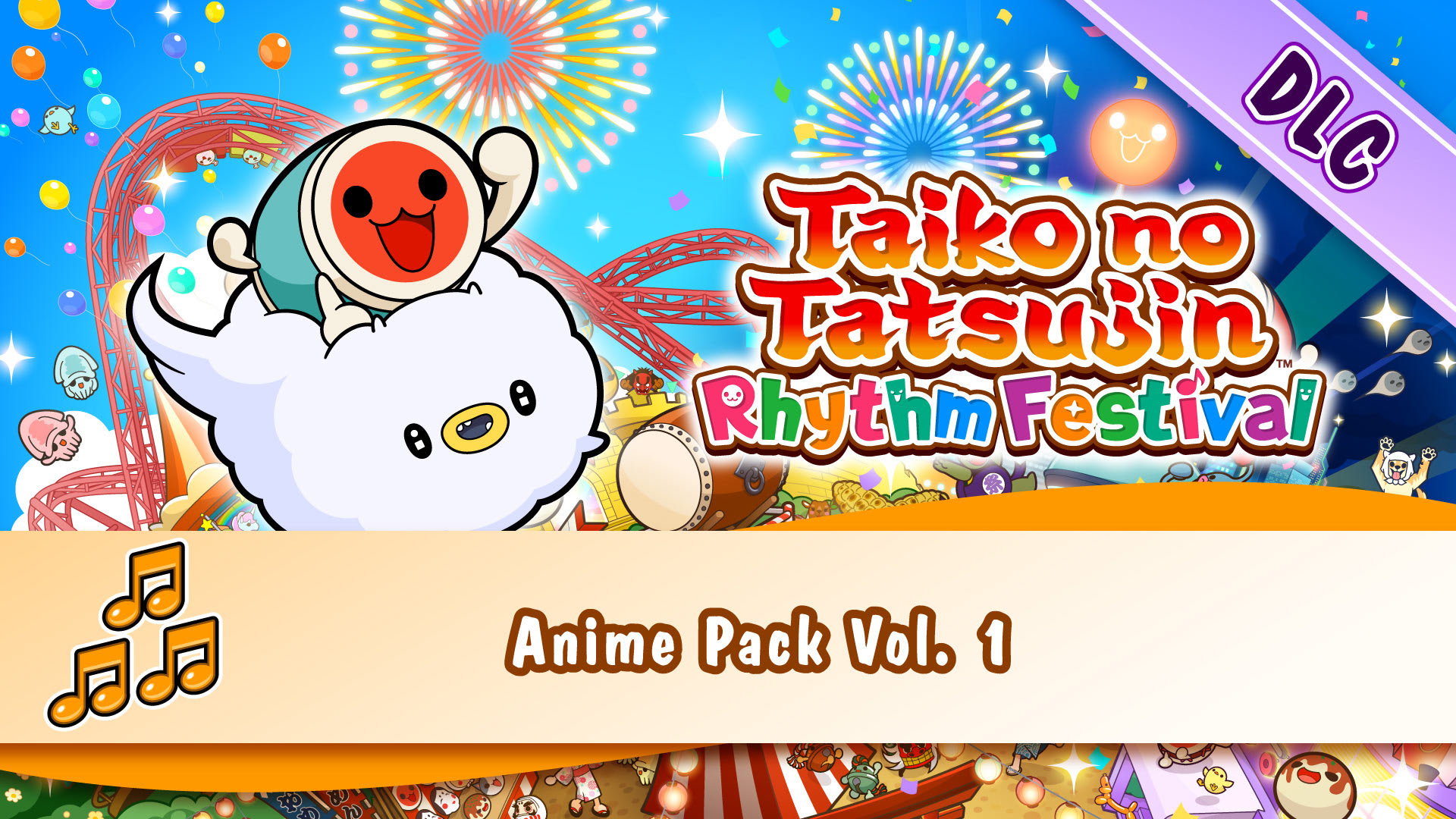 Pack anime volume 1 pour Taiko no Tatsujin: Rhythm Festival