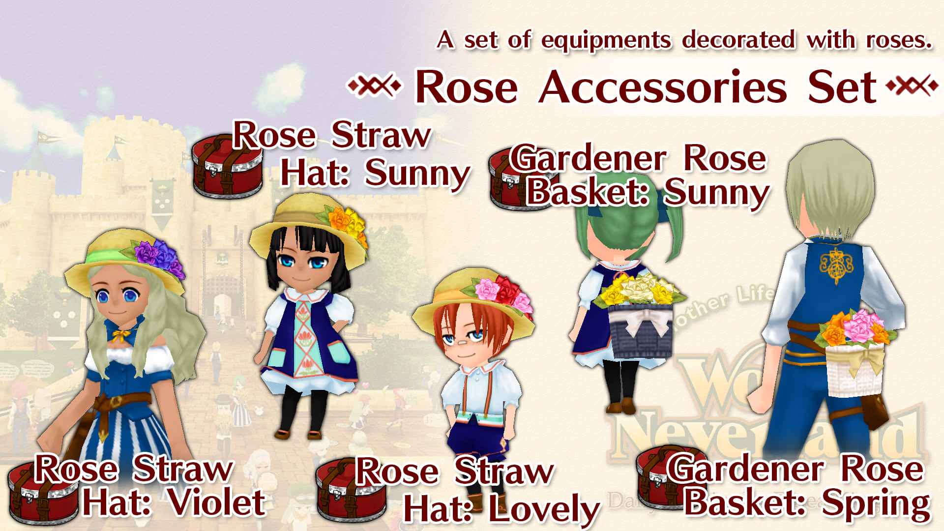 Rose Accessories Set