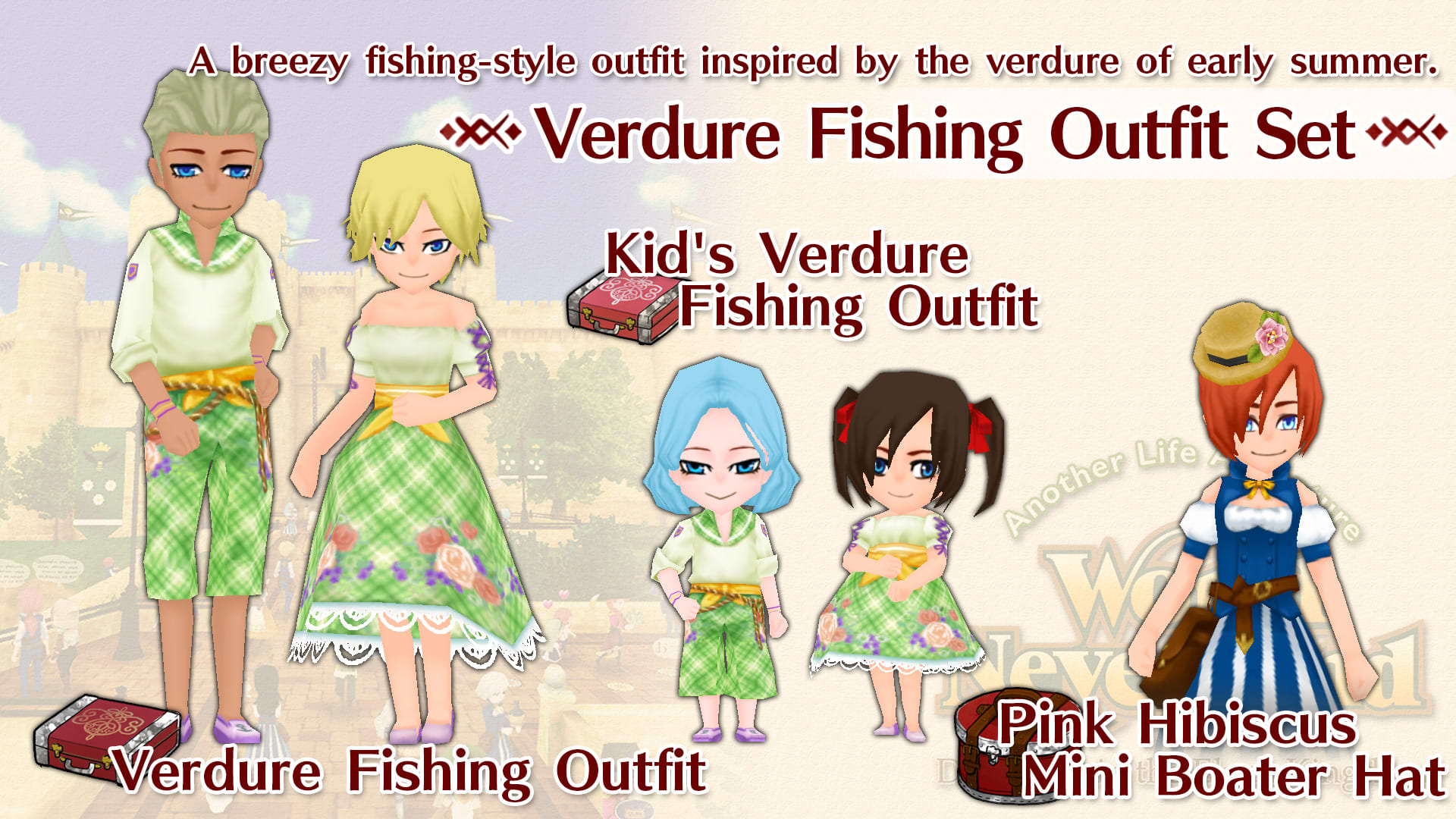 Verdure Fishing Outfit Set