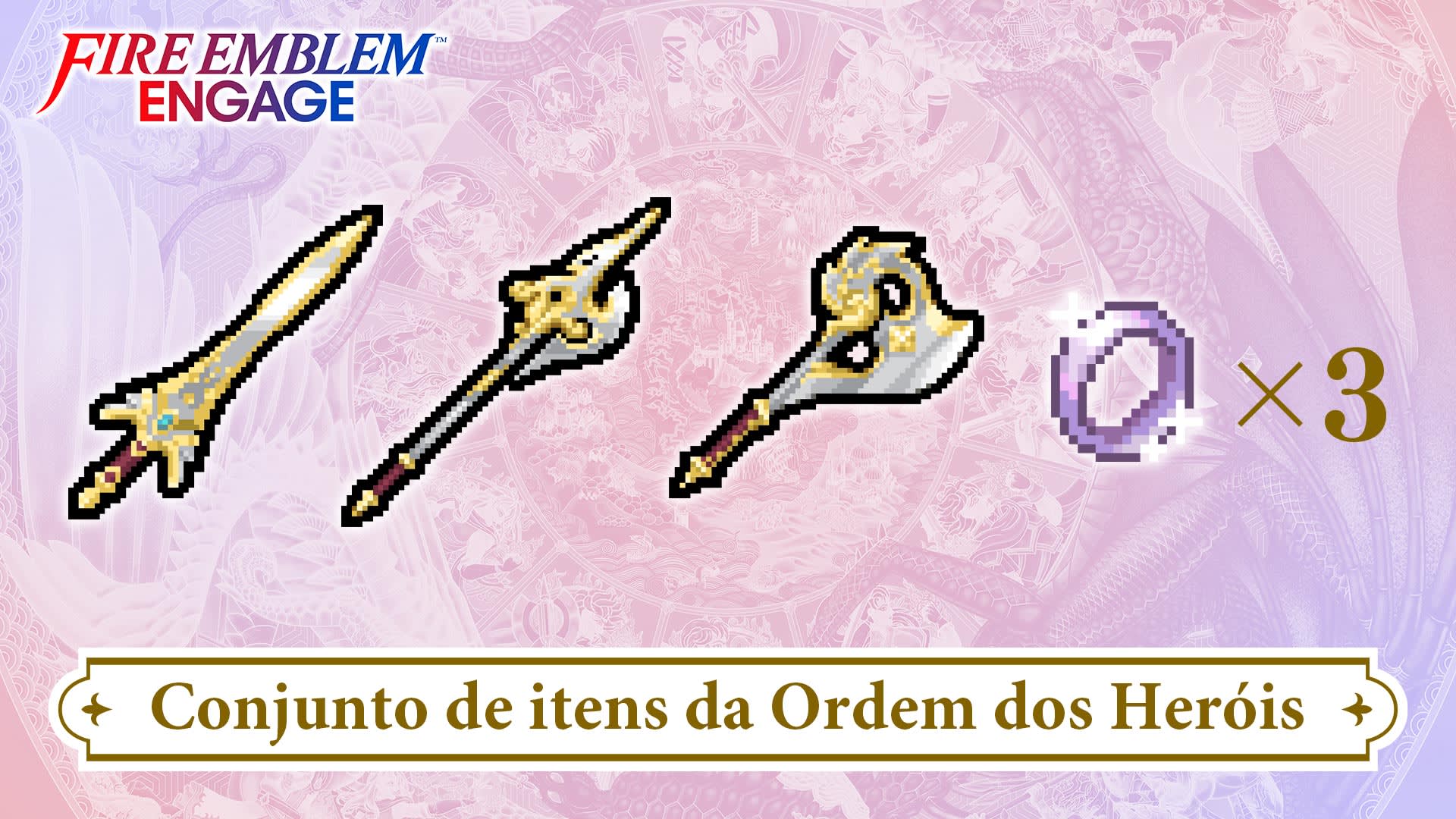 Conjunto de itens da Ordem dos Heróis