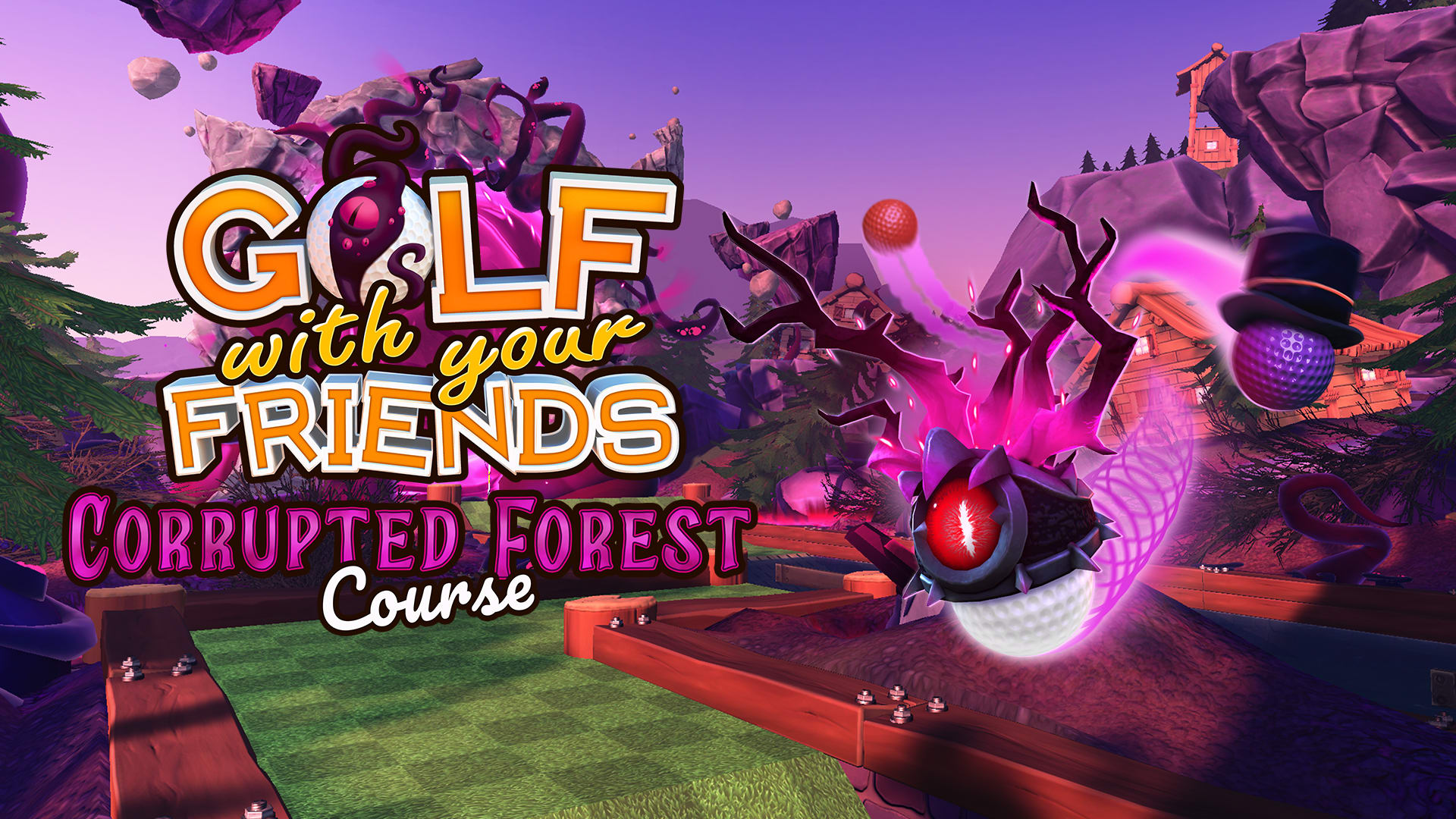 Golf With Your Friends - Corrupted Forest Course 