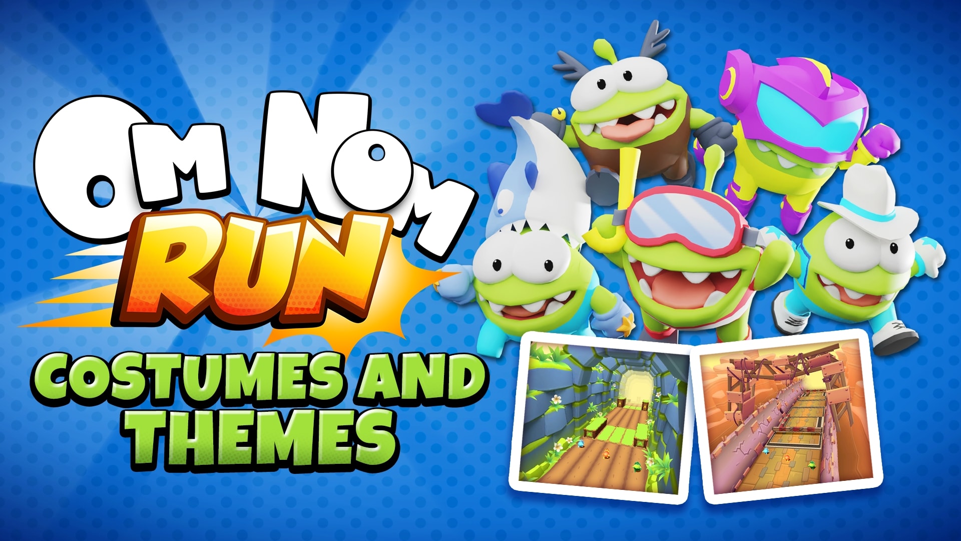Om Nom: Run - Costumes and Themes
