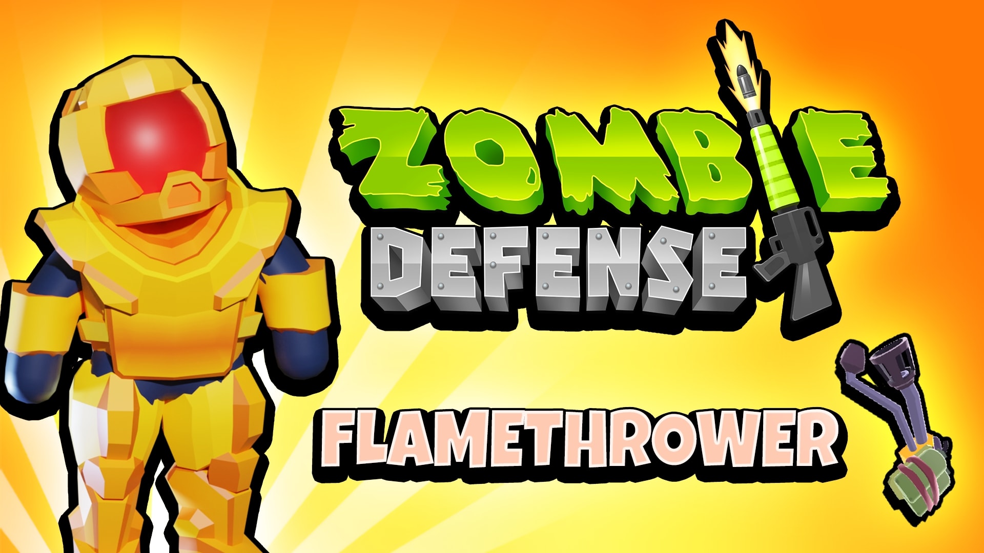 Zombie Defense: Flamethrower