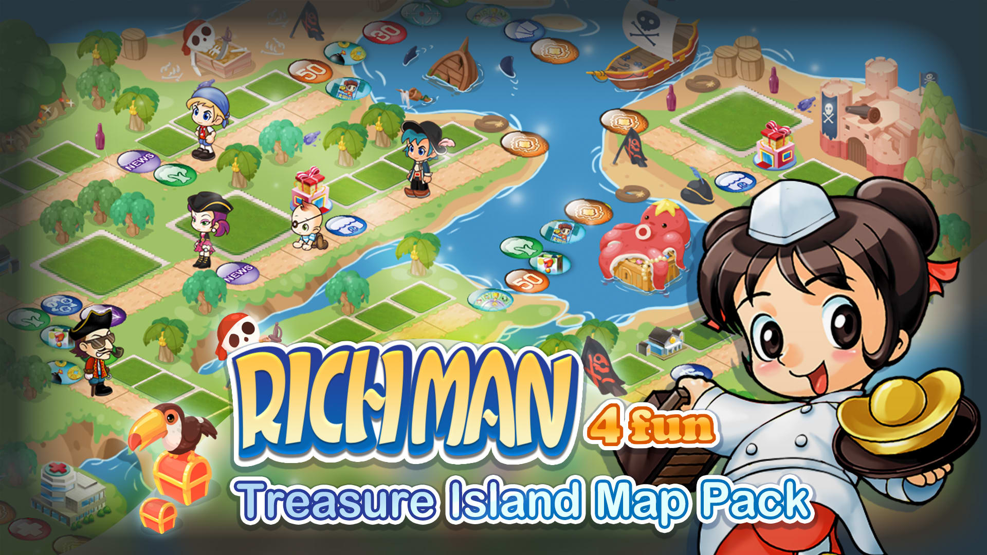 Treasure Island Map Pack