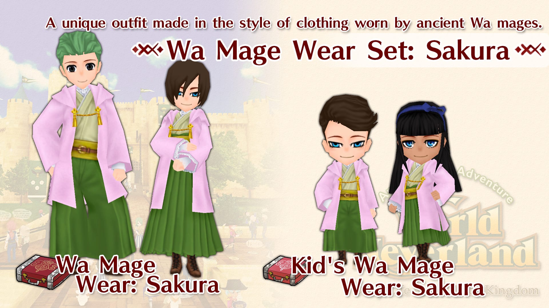 Wa Mage Wear Set: Sakura