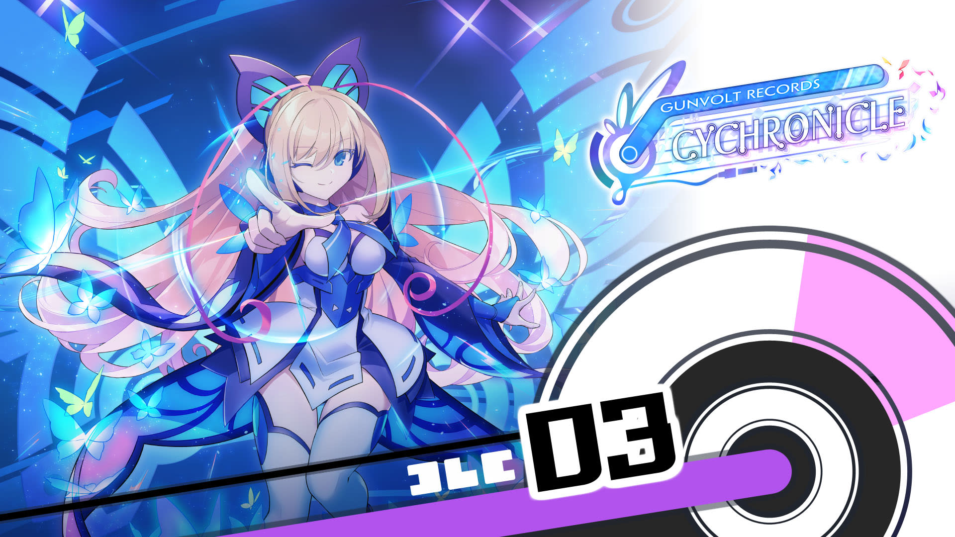 GUNVOLT RECORDS Cychronicle Song Pack 3 Lumen: ♪Last Station ♪Traces ♪Reality ♪Sign
