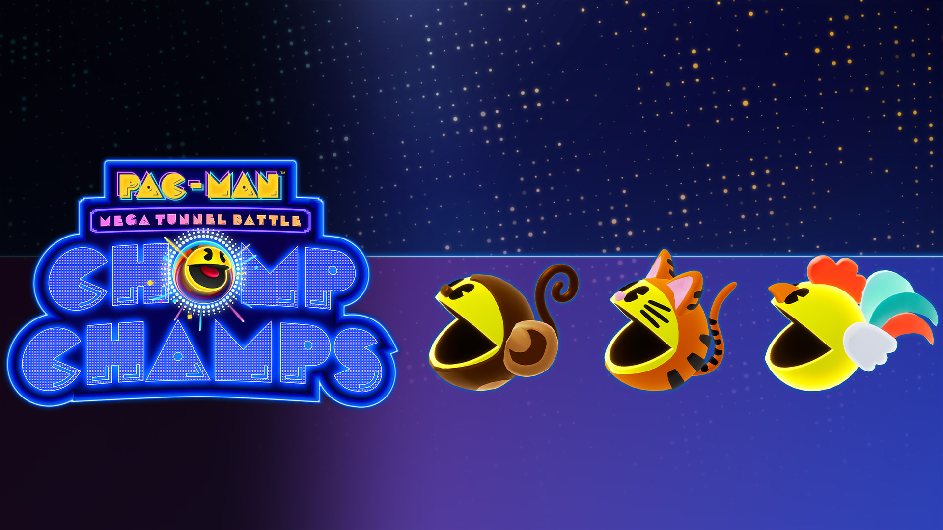 PAC-MAN Mega Tunnel Battle: Chomp Champs - Lunar Animals PAC