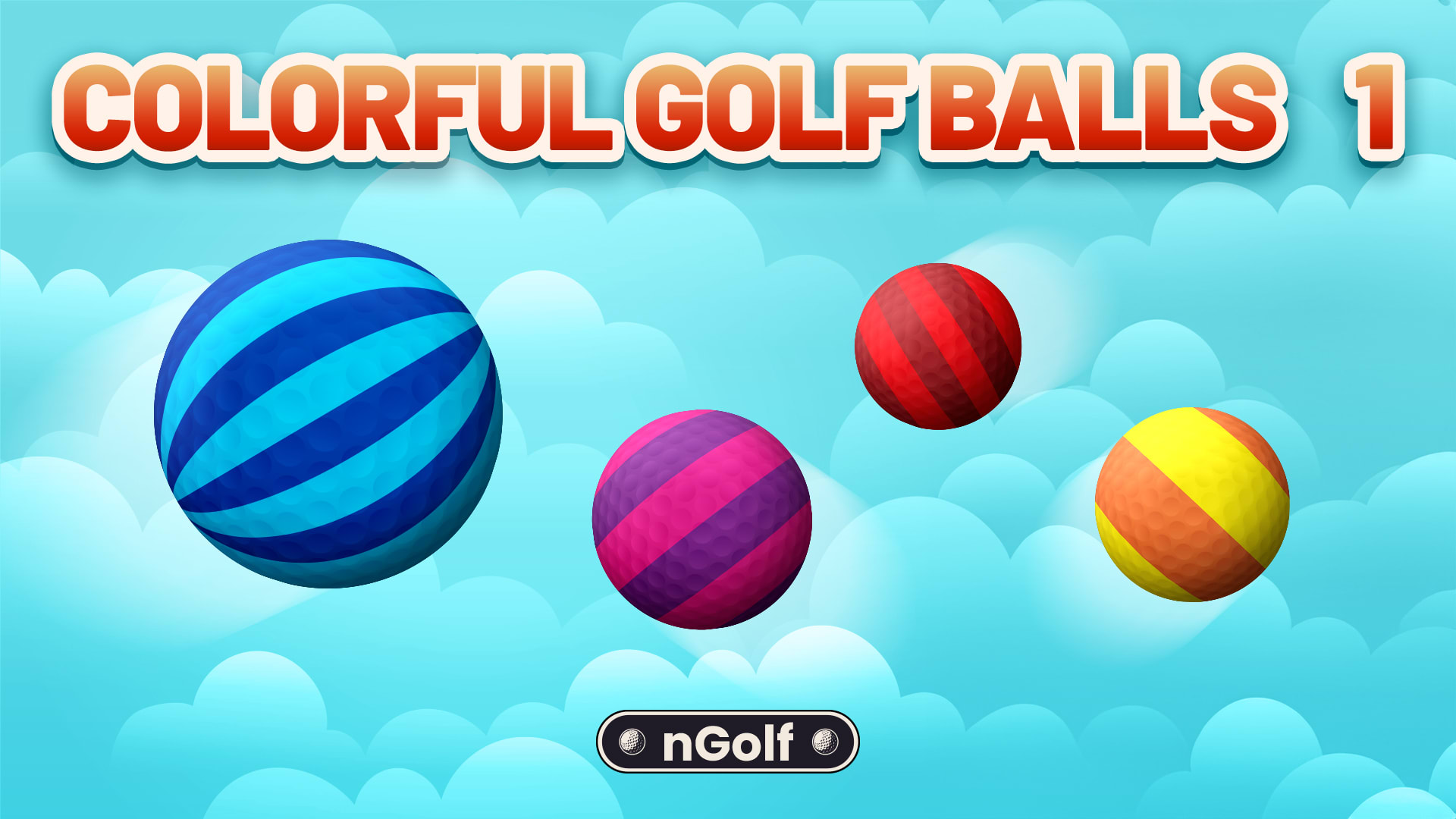Colorful Golf Balls 1