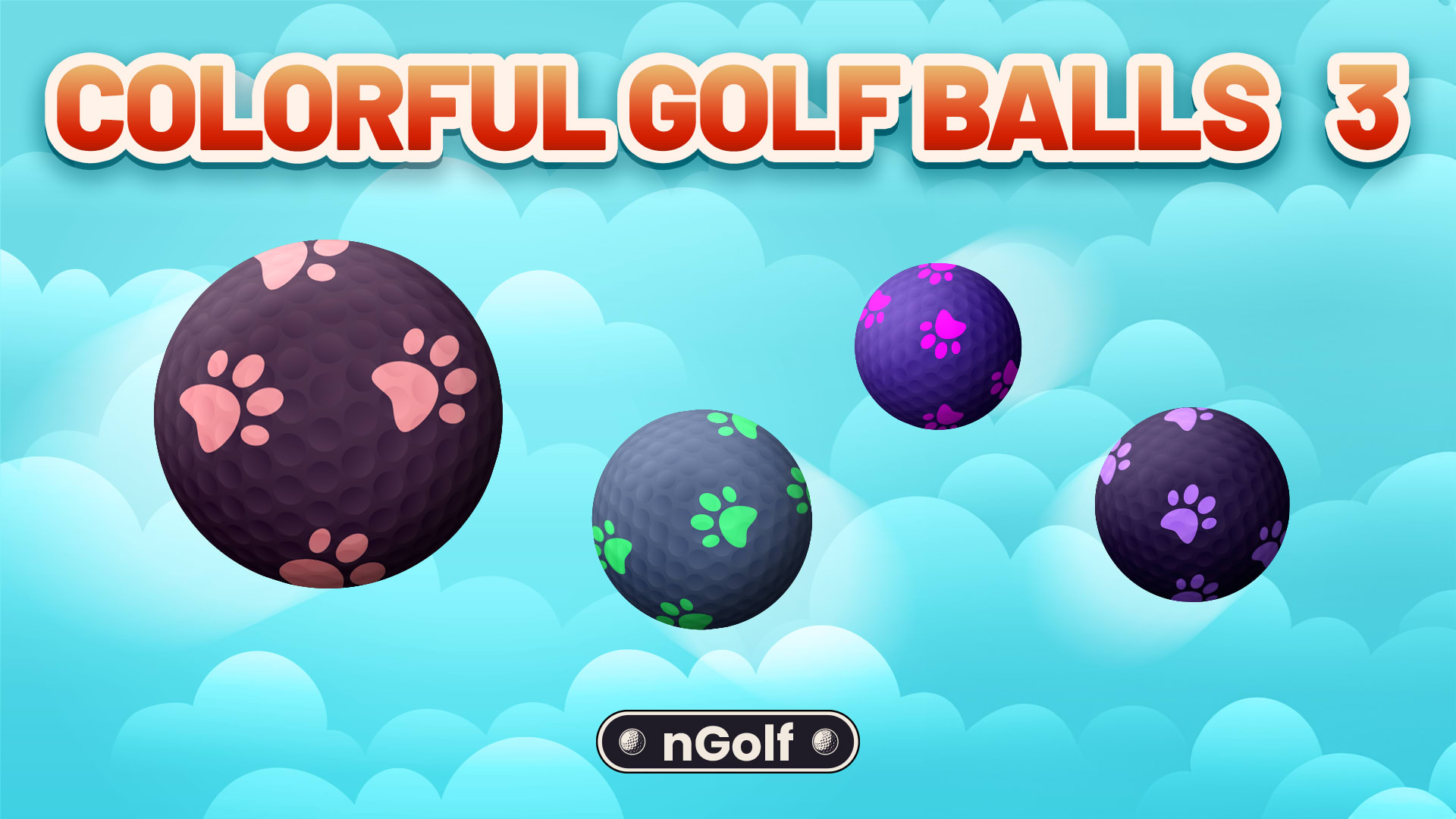 Colorful Golf Balls 3