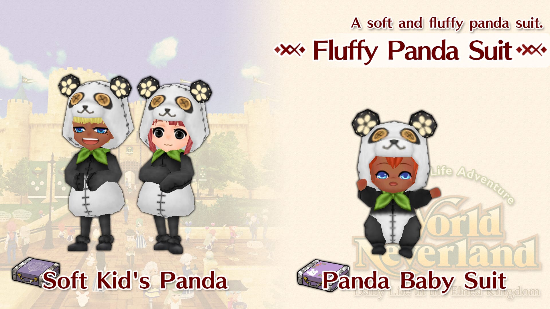 Fluffy Panda Suit