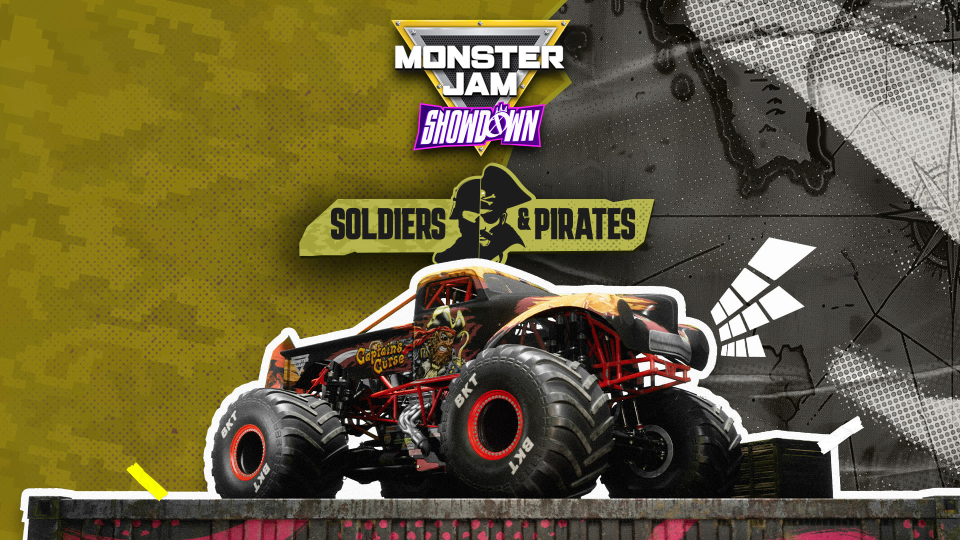 Monster Jam™ Showdown - Soldiers & Pirates