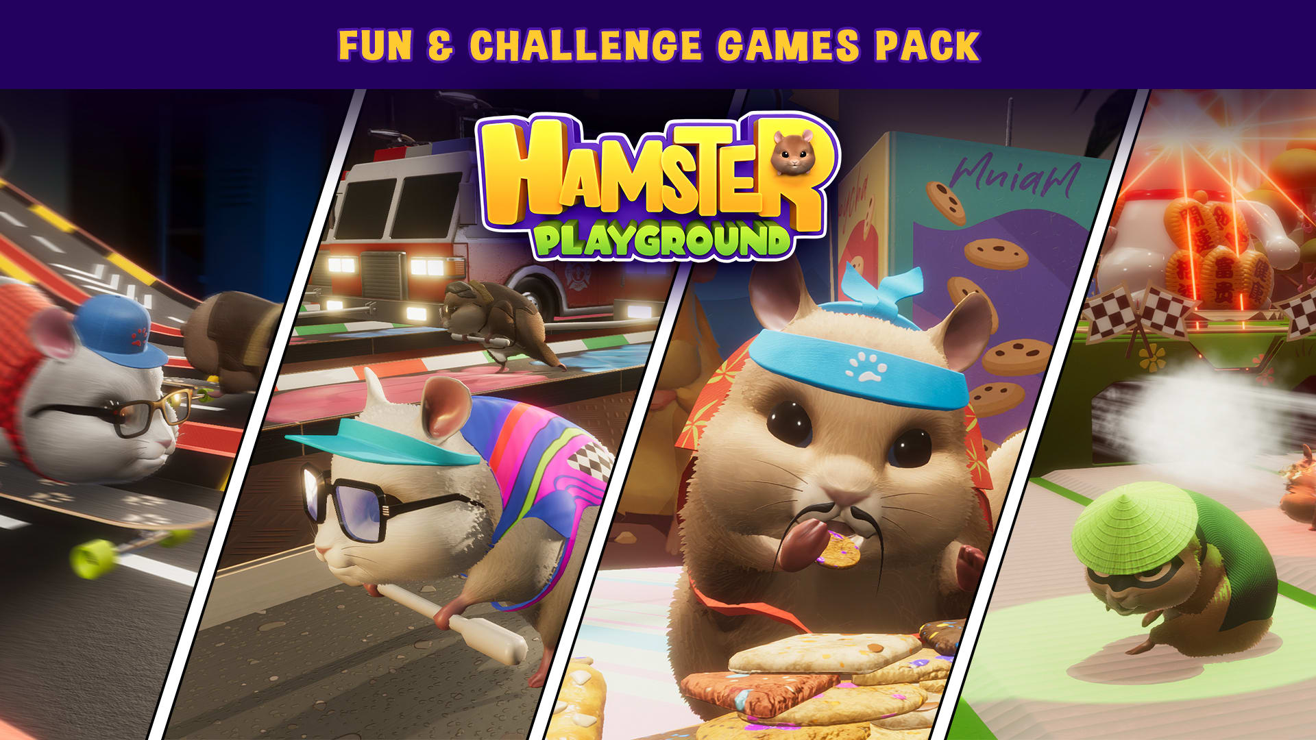 Hamster Playground - Fun & Challenge Games Pack