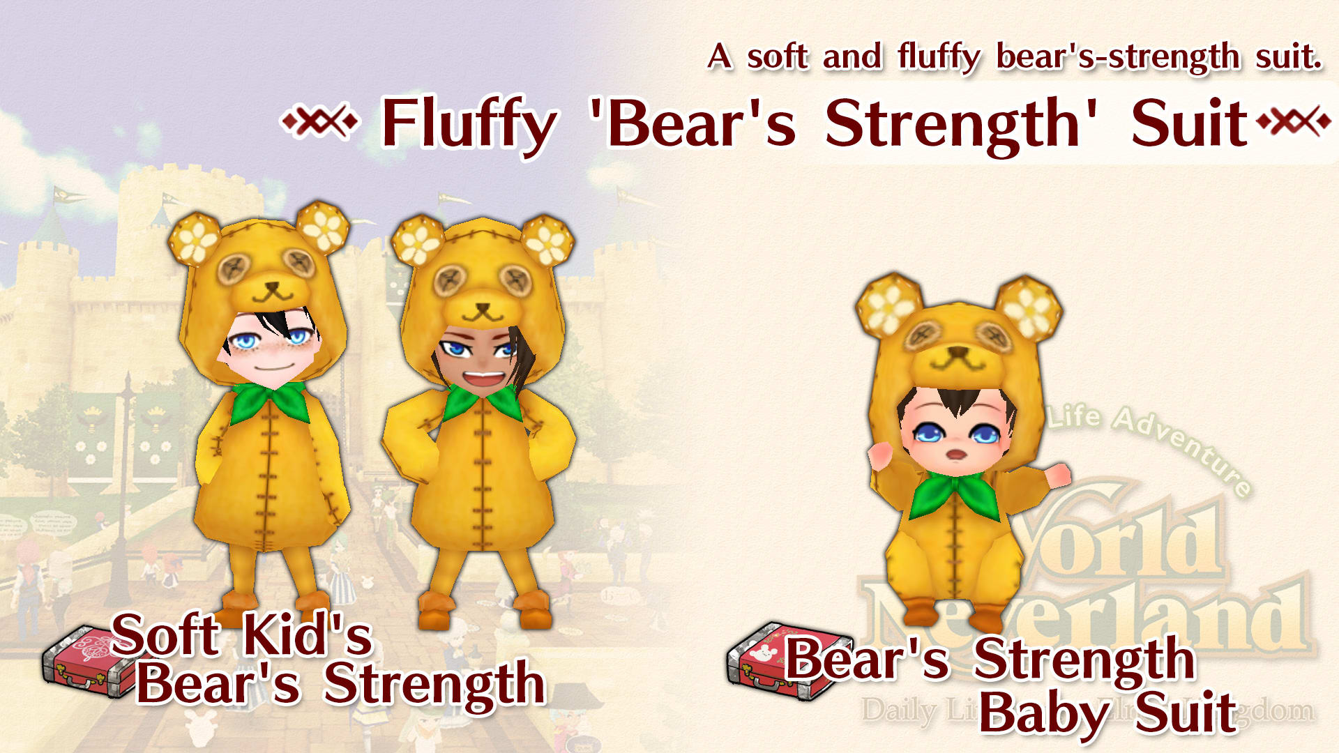 Fluffy 'Bear's Strength' Suit